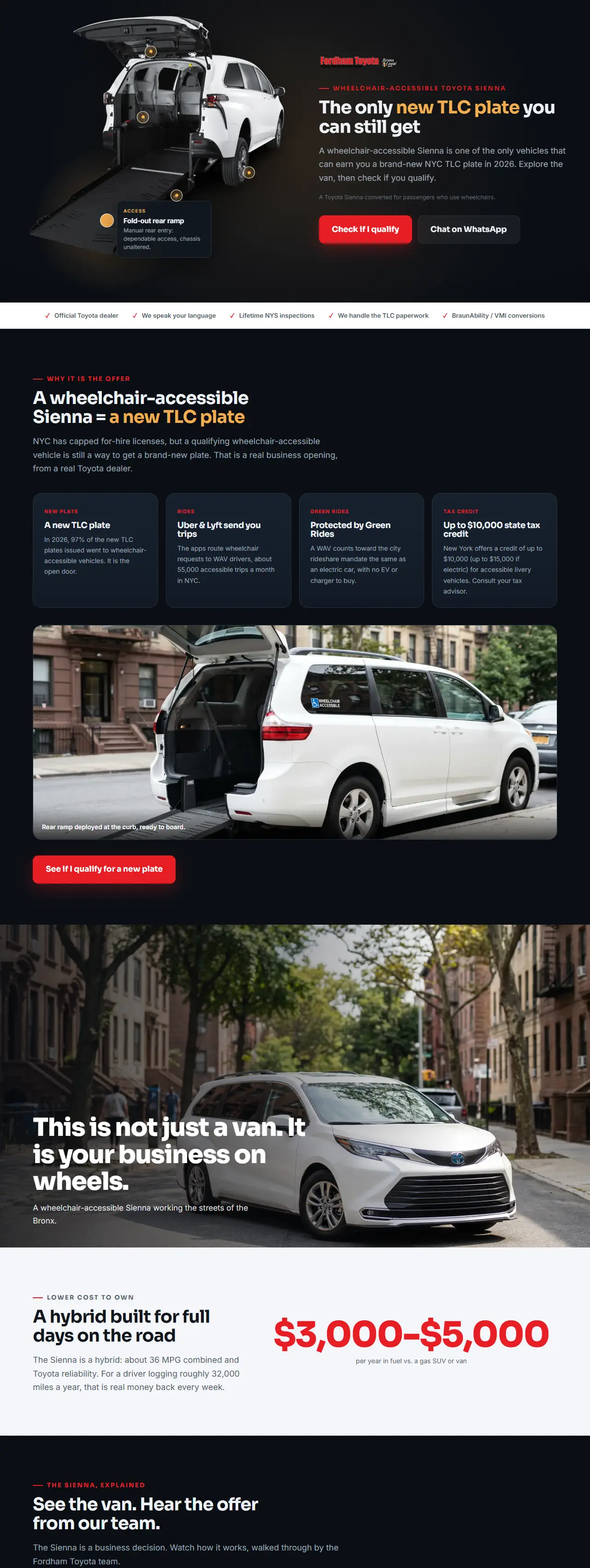 Fordham Toyota's campaign website